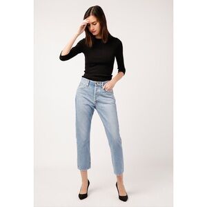 GOLDSIGN Low slung jean marled blue 27 26” ankle